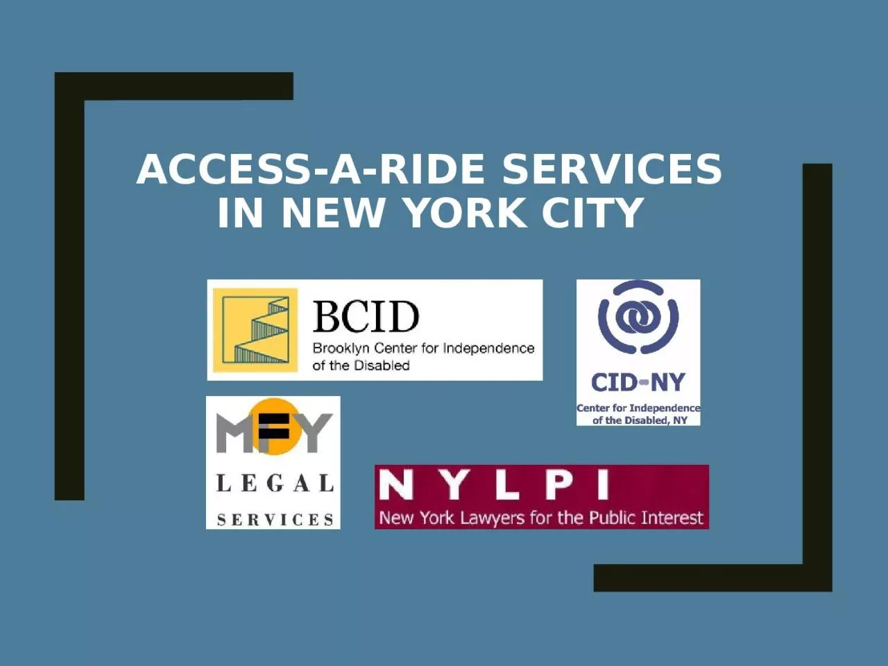 PPT-Access-A-Ride Services in New York City