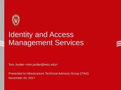 Identity and Access Management Services