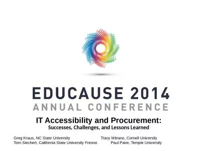 IT Accessibility and Procurement: