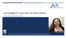 PPT-Accessibility as a Key to Inclusion