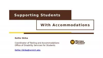 Supporting Students With Accommodations