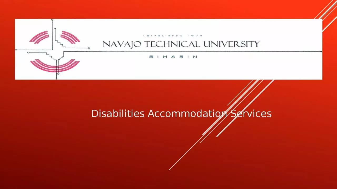 Disabilities Accommodation Services