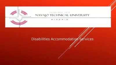 Disabilities Accommodation Services