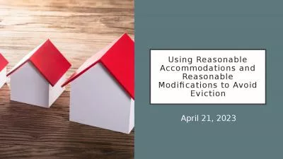 Using Reasonable Accommodations and Reasonable Modifications to Avoid Eviction