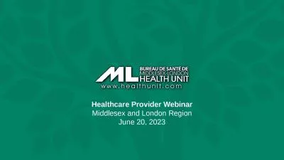 Healthcare Provider Webinar