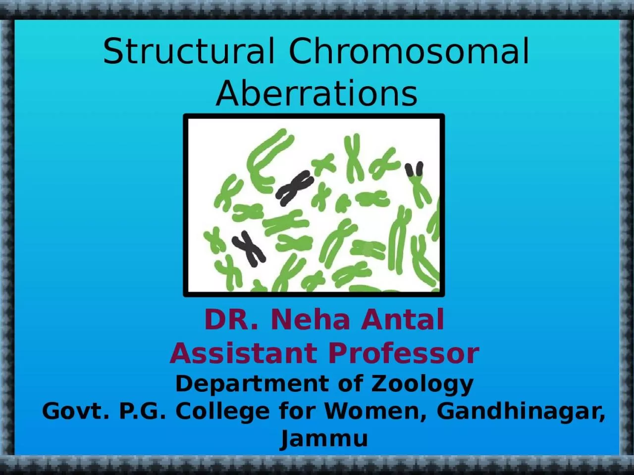 PPT-DR. Neha Antal Assistant Professor