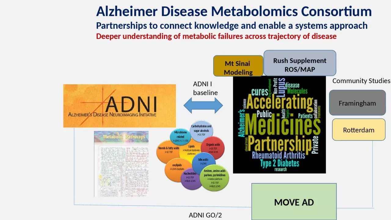 PPT-Alzheimer Disease Metabolomics Consortium