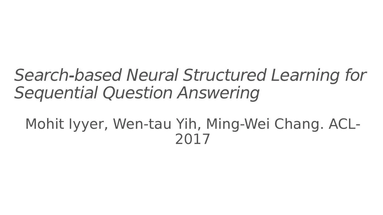 PPT-Search-based Neural Structured Learning for