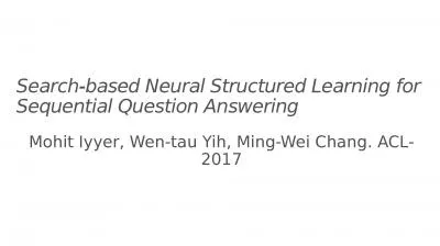 Search-based Neural Structured Learning for