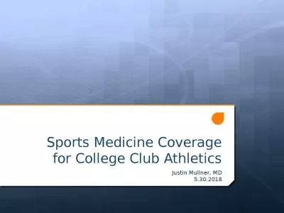 Sports Medicine Coverage for College Club Athletics