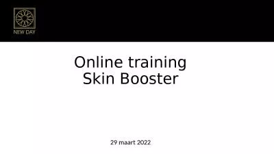 Online training Skin Booster