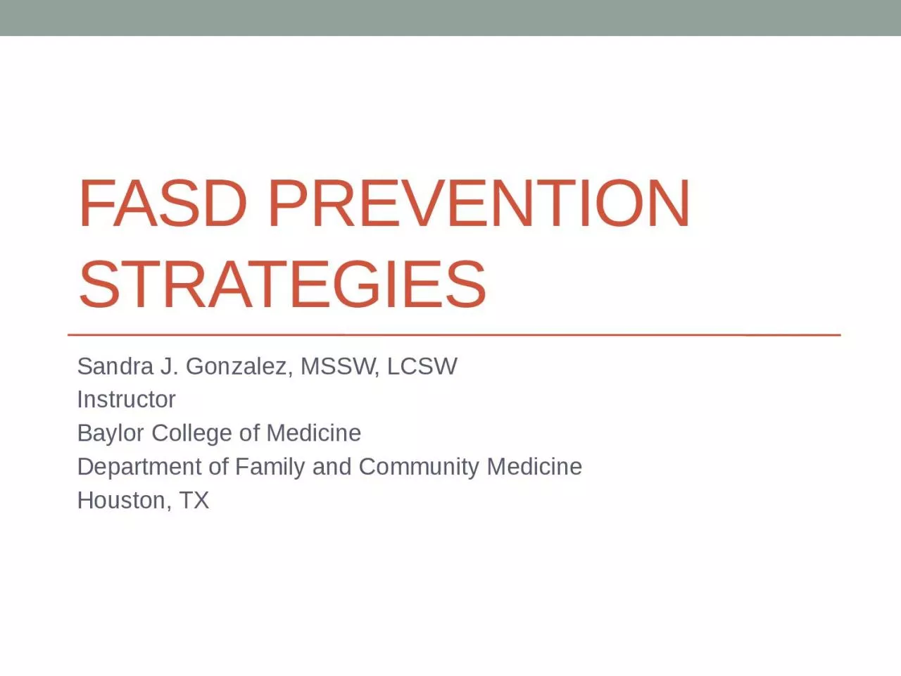 PPT-Fasd prevention strategies