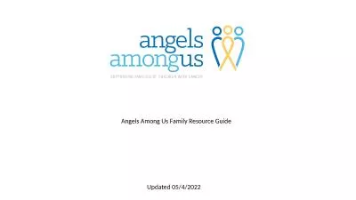Angels Among Us Family Resource Guide