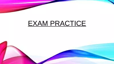 Exam practice Christianity