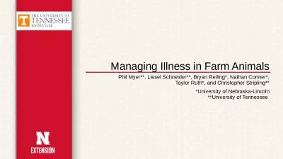 Managing Illness in Farm Animals