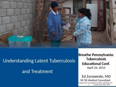 Breathe Pennsylvania: Tuberculosis Educational Conf