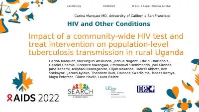 Impact of a community-wide HIV test and treat intervention on population-level tuberculosis
