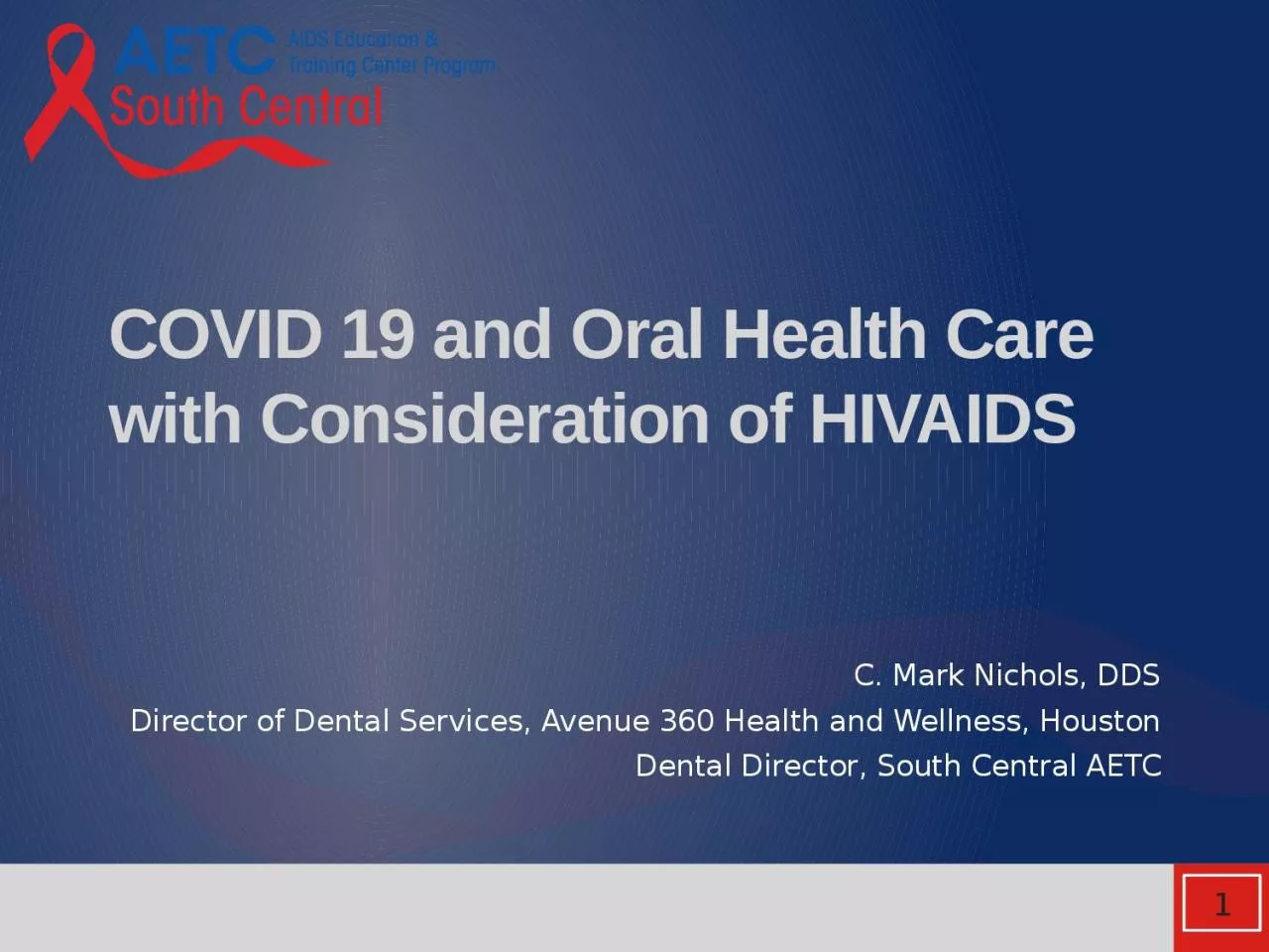 PPT-COVID 19 and Oral Health Care