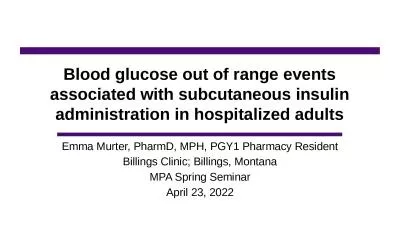 Blood glucose out of range