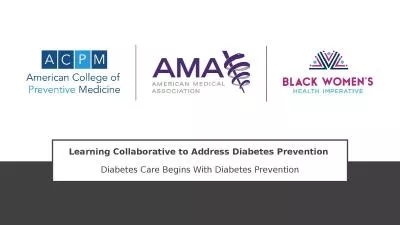 Learning Collaborative to Address Diabetes Prevention