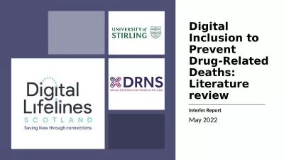 Digital Inclusion to Prevent Drug-Related Deaths: