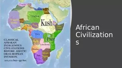 African Civilizations Kingdom of Egypt