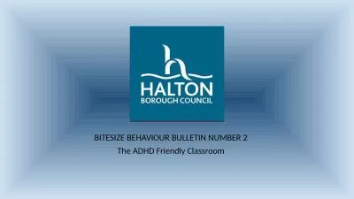 BITESIZE BEHAVIOUR BULLETIN NUMBER 2