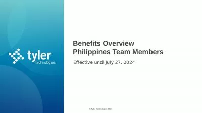 Benefits Overview Philippines Team Members