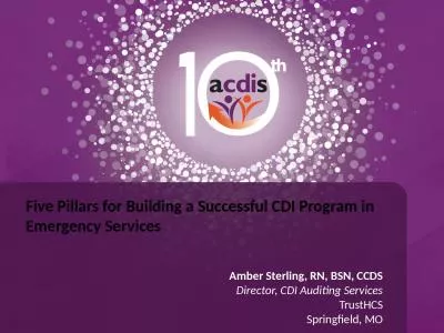 Five Pillars for Building a Successful CDI Program in