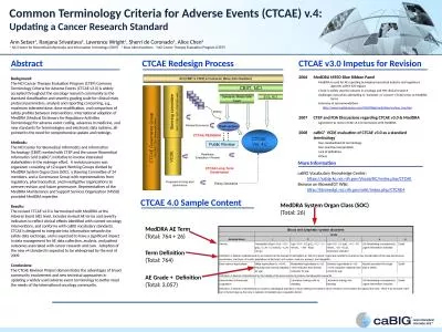 Common Terminology Criteria for Adverse Events (CTCAE) v.4: