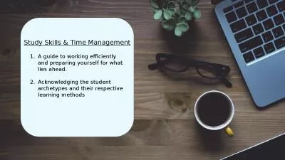 Study Skills & Time Management