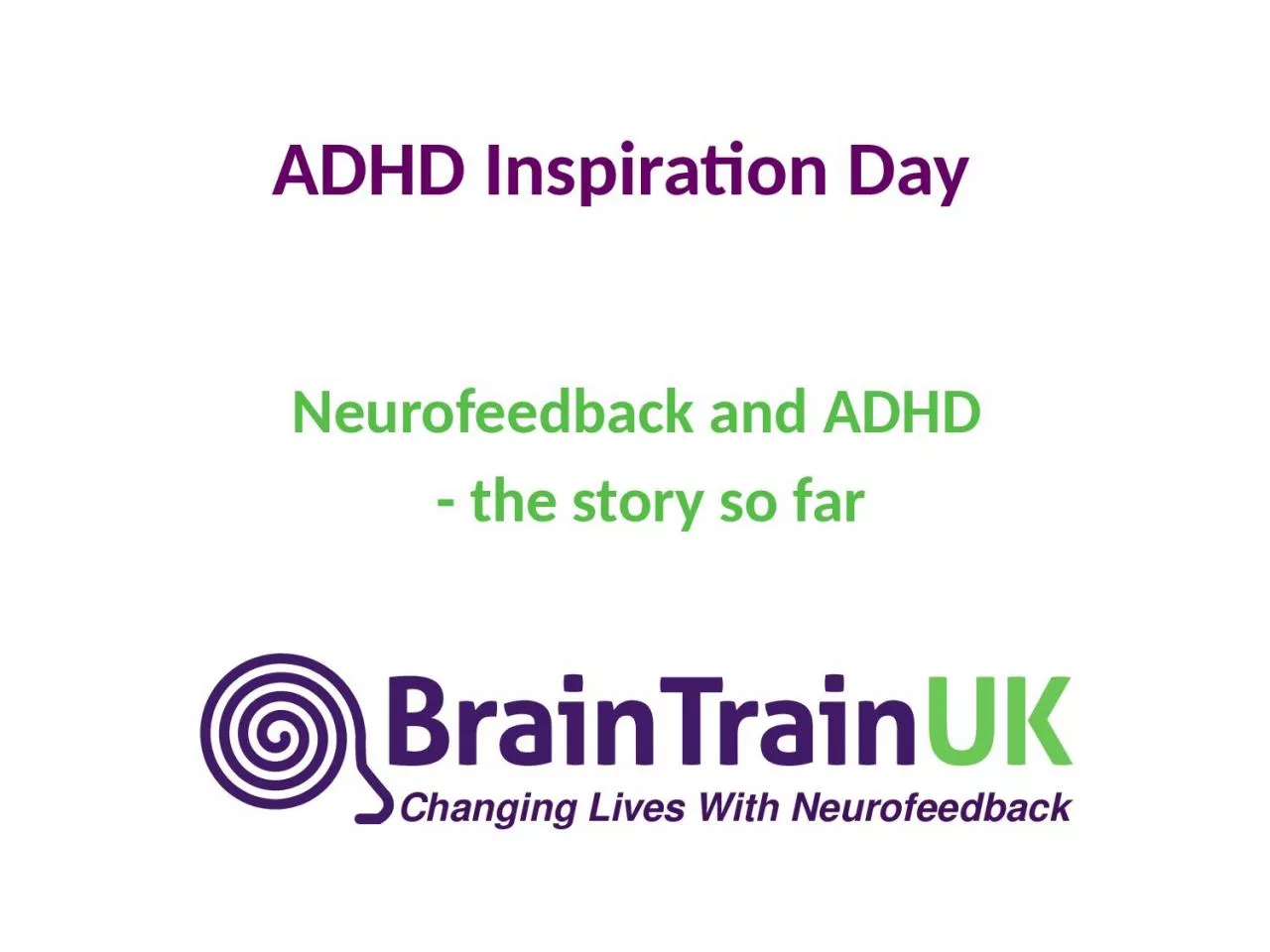 PPT-Neurofeedback and ADHD - the