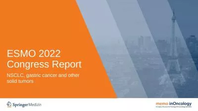 ESMO 2022  Congress  Report