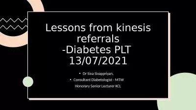 Lessons from kinesis referrals