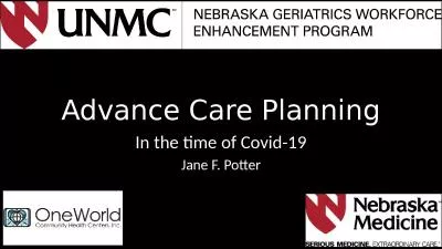 Advance Care Planning In the time of Covid-19
