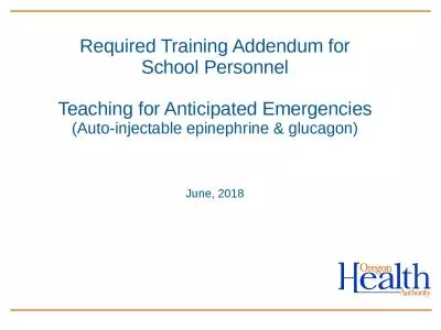 Required Training Addendum for School Personnel