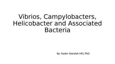 Vibrios , Campylobacters,