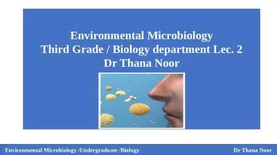 Environmental Microbiology /Undergraduate /Biology