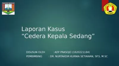 Laporan Kasus “Cedera Kepala Sedang”