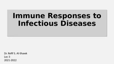 Immune Responses to Infectious Diseases