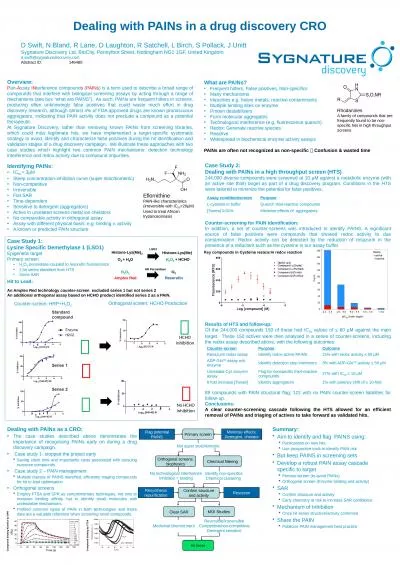 Case Study 2:  Dealing with PAINs in a high throughput screen (HTS)