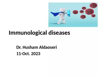 Immunological diseases  Dr.