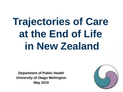 Trajectories of Care  at the End of Life