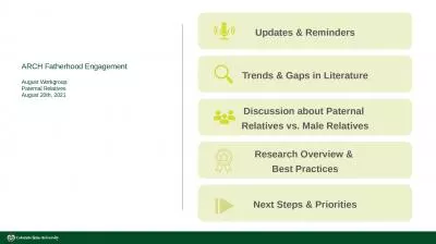 Updates & Reminders Trends & Gaps in Literature