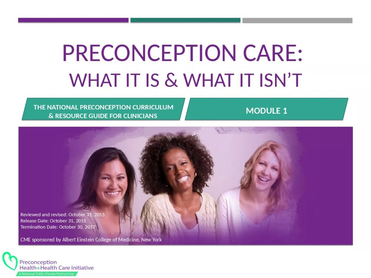 PPT-PRECONCEPTION CARE: WHAT IT IS & WHAT IT ISN’T