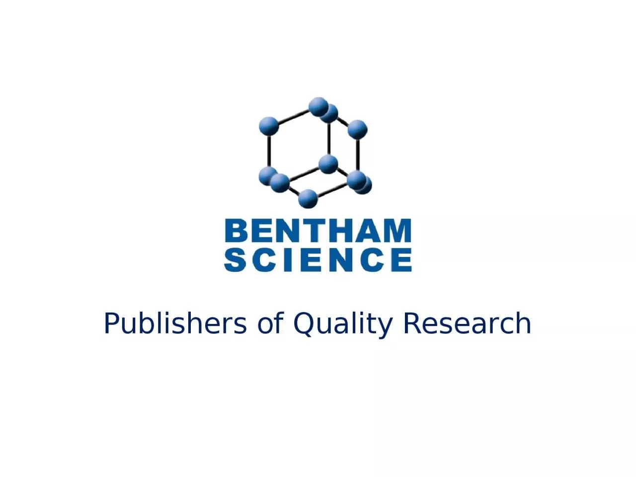 Publishers of Quality Research