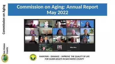 Commission on Aging: Annual Report