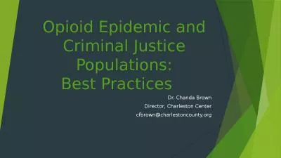 Opioid Epidemic and Criminal Justice