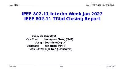 IEEE  802.11 Interim Week