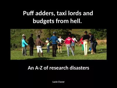 An A-Z of research disasters